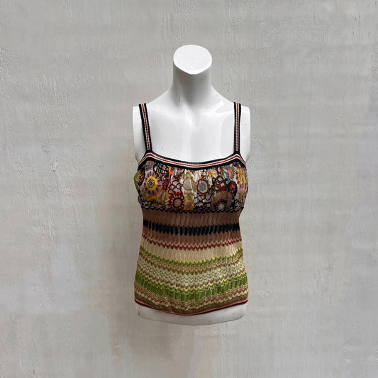 Missoni Floral Knit Cami