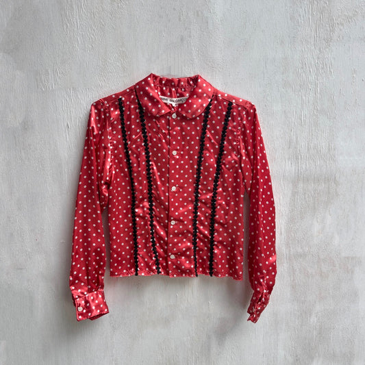Comme des Garcons Red Polka Shirt