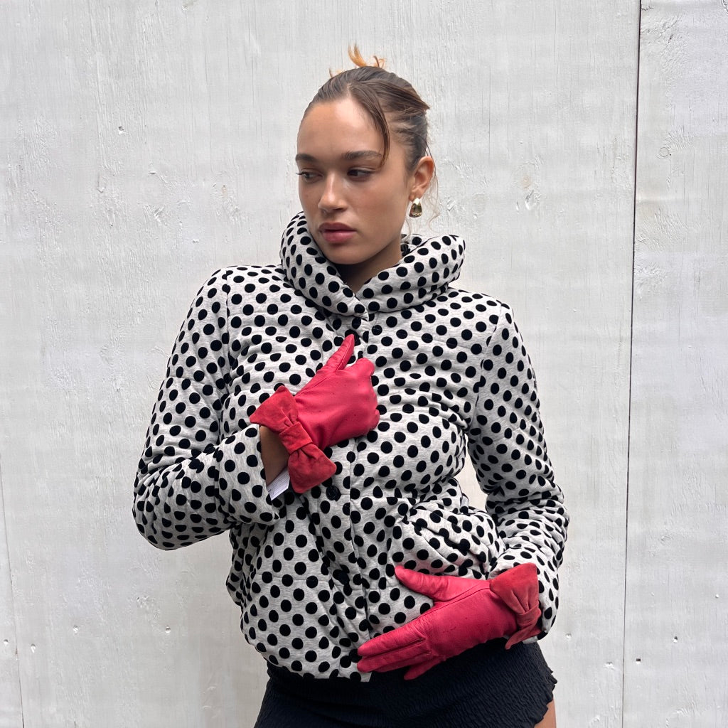 Armani Jeans Polka Puffer Jacket