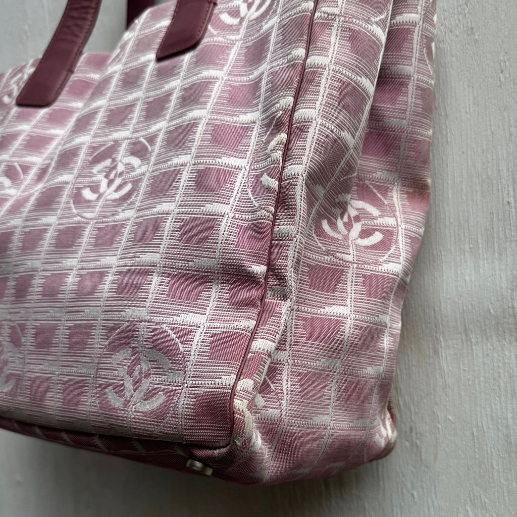 Chanel 2004 'CC' Travel Line Pink Tote