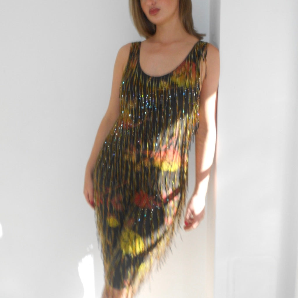 1980's Beaded Jumpsuit