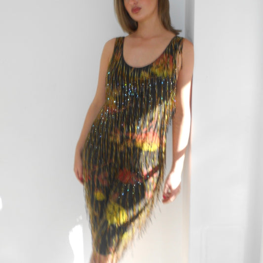 1980's Beaded Jumpsuit