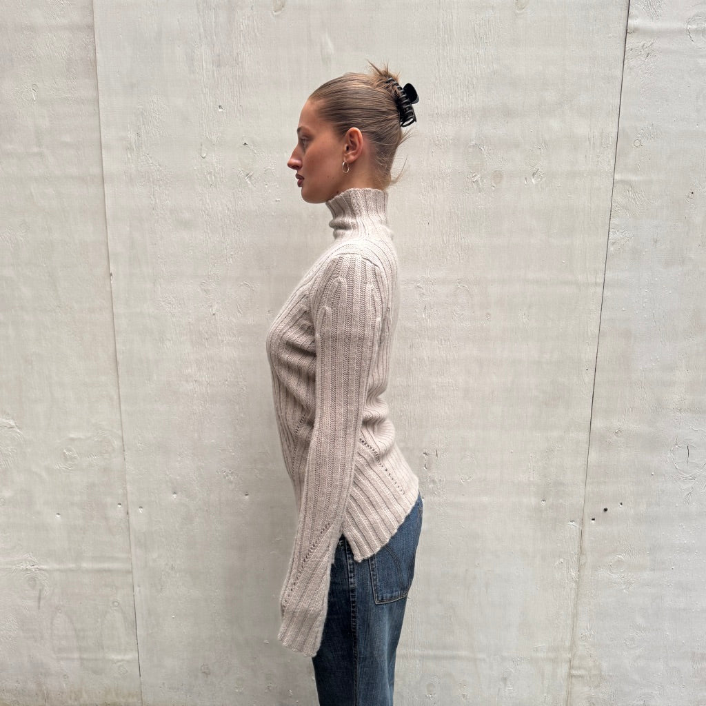 Patrizia Pepe Grey Knit Jumper