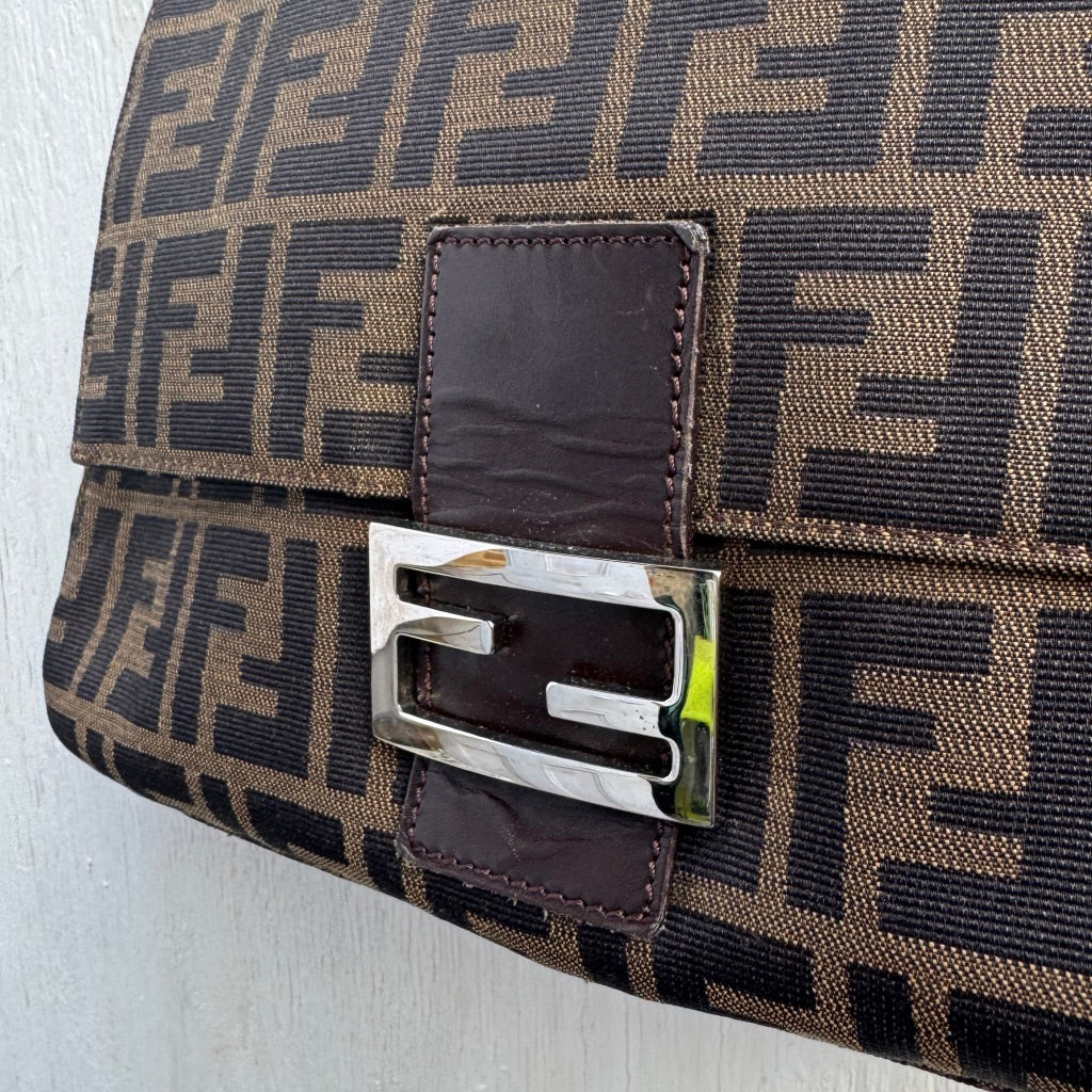 Fendi Zucca Mamma Baguette Bag