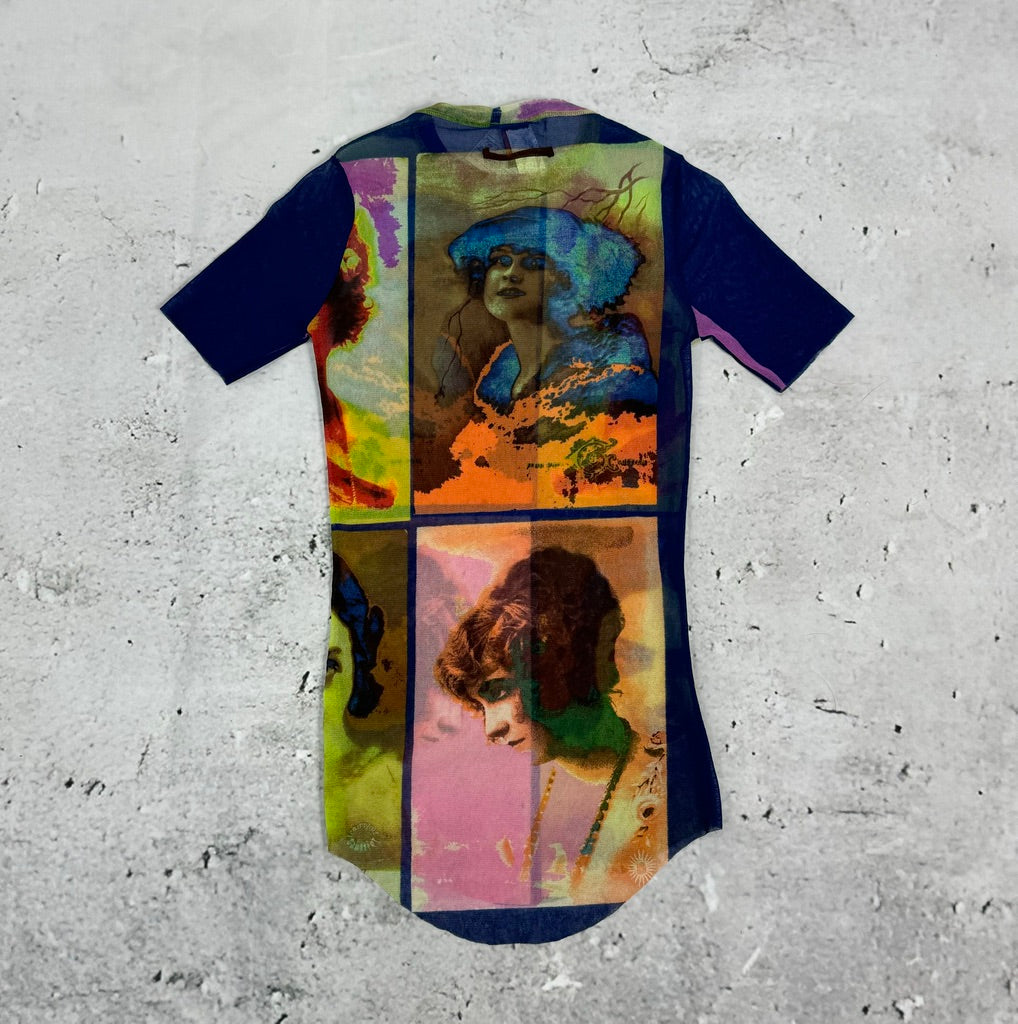 Jean Paul Gaultier Soleil 2002 Pop Art Portrait Tee