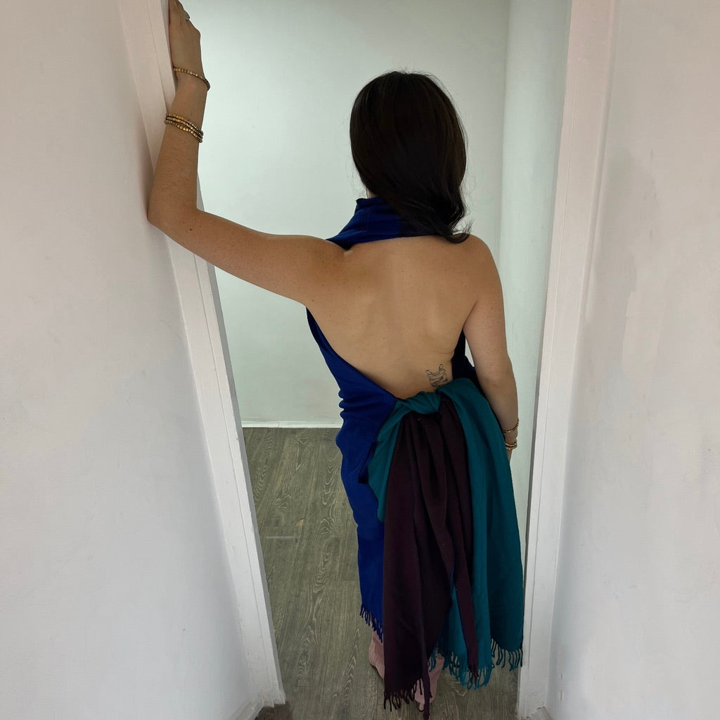 Jean Paul Gaultier Wool Scarf Dress