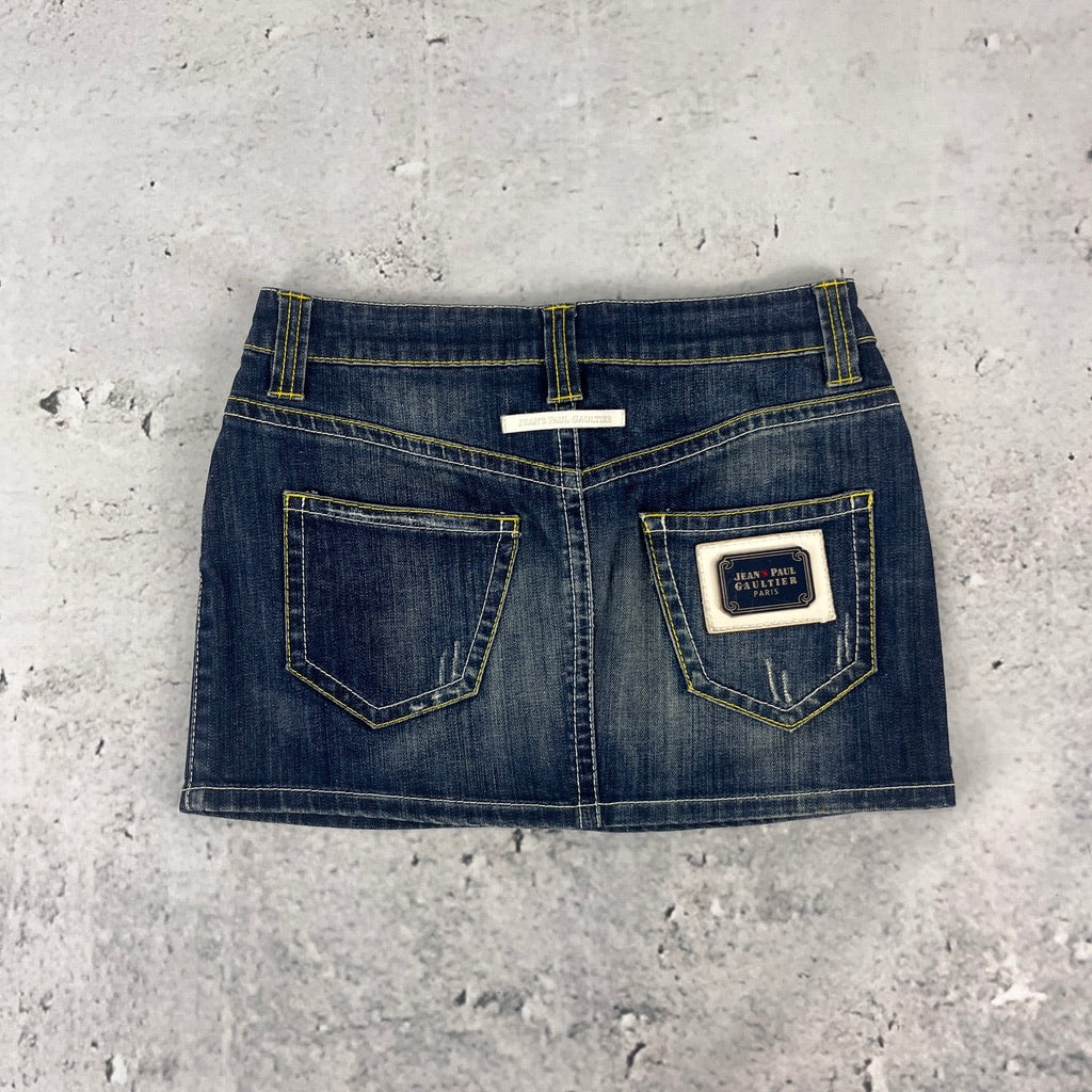 Jean Paul Gaultier Denim Mini Skirt