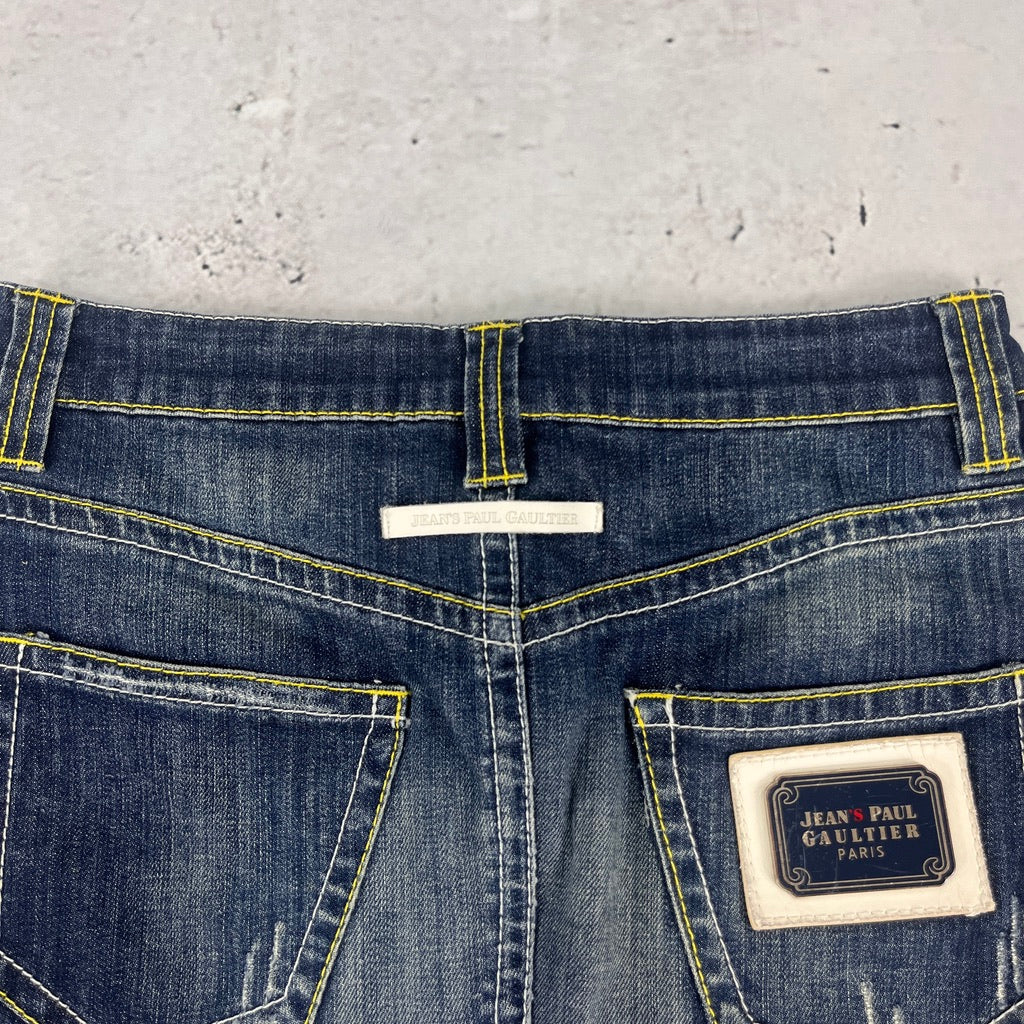 Jean Paul Gaultier Denim Mini Skirt
