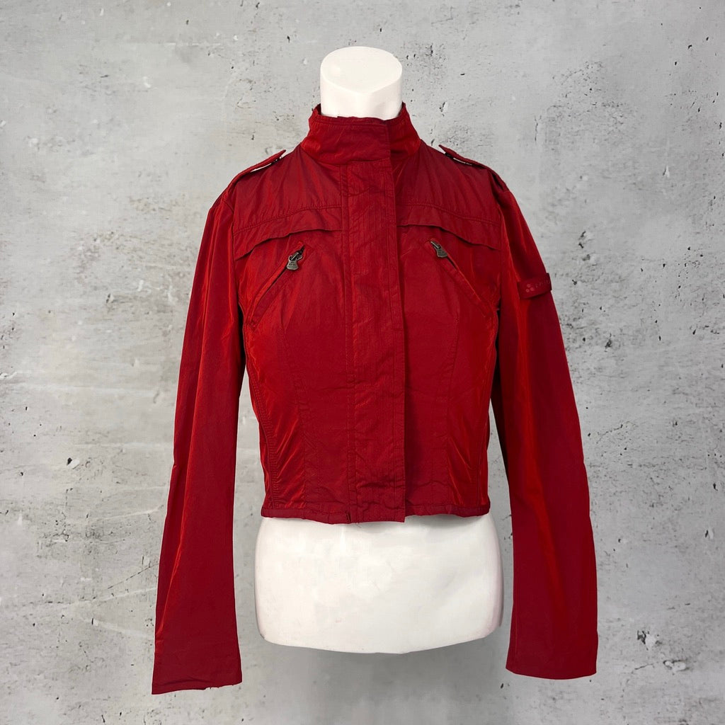 Peuterey Red Cropped Jacket