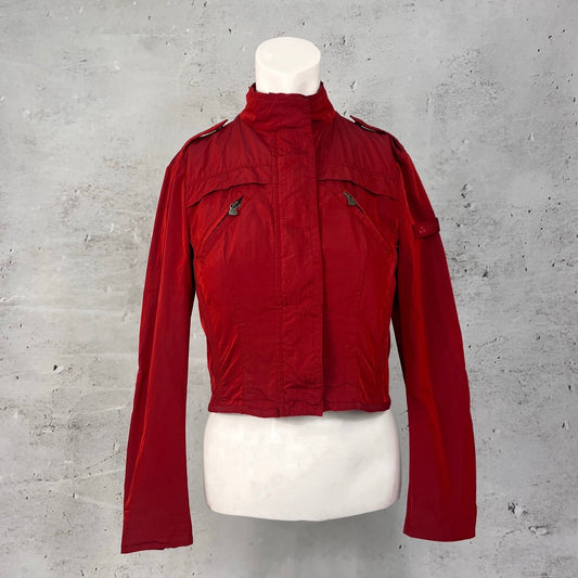 Peuterey Red Cropped Jacket