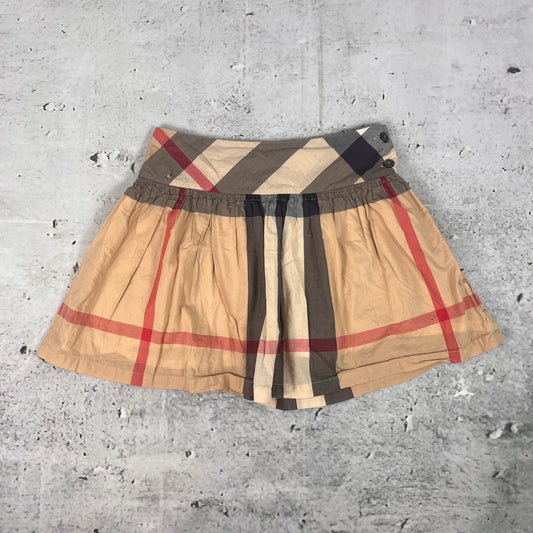 Burberry Novacheck Pleated Mini Skirt