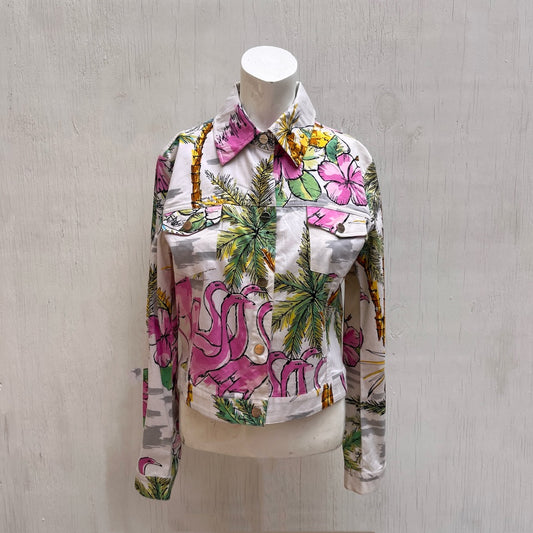 Laurel White Floral Jacket