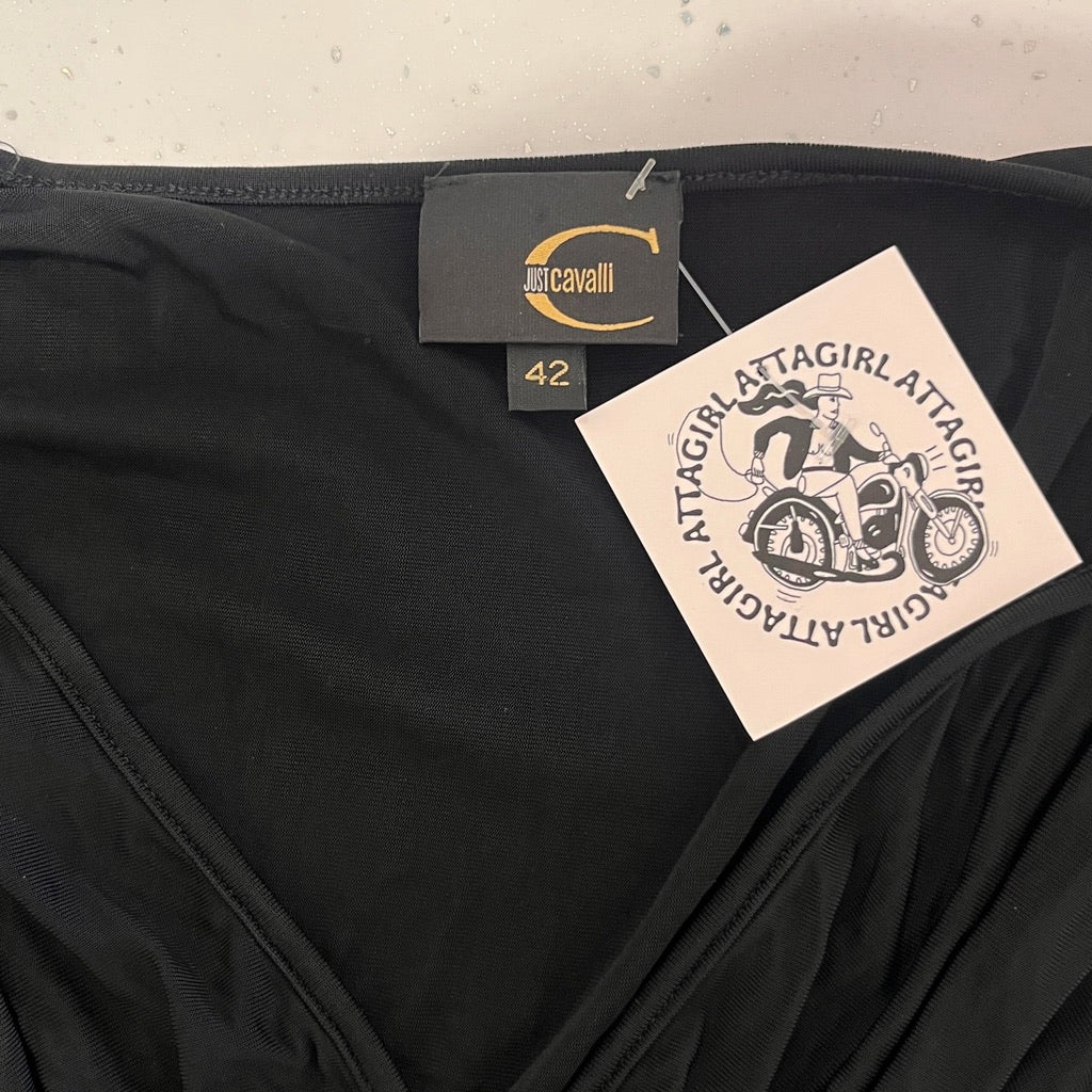 Just Cavalli Horn Buckle Top