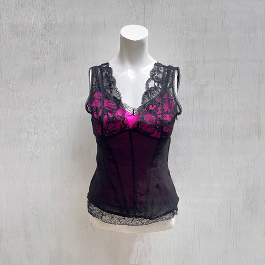 Dolce & Gabbana Silk & Lace Cami
