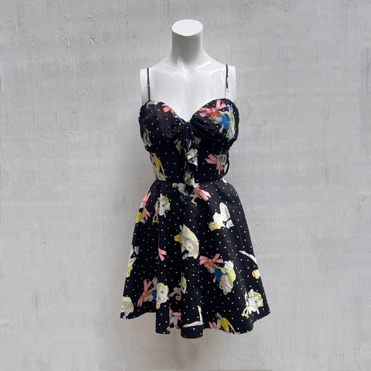 Blumarine Pin Up Girls Mini Dress