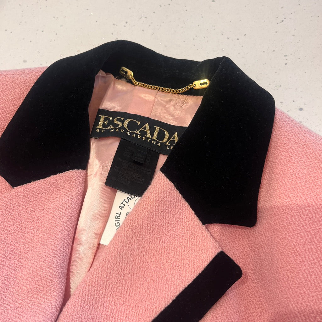 Escada by Margaretha Ley Pink Blazer