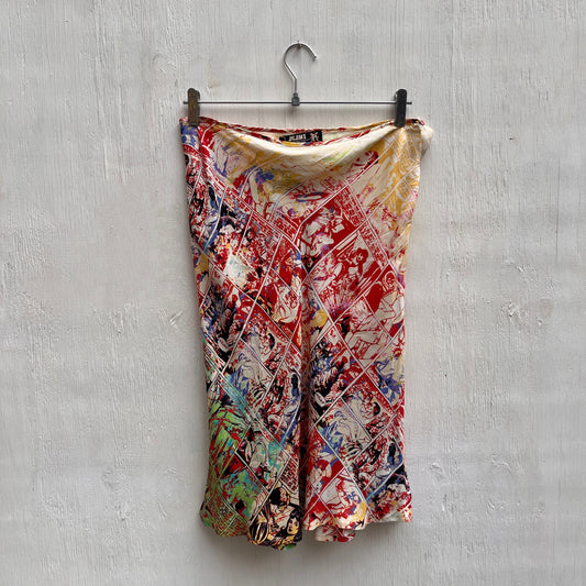 Jean Paul Gaultier JPG F/W 1995 Safe Sex Forever Comic Skirt