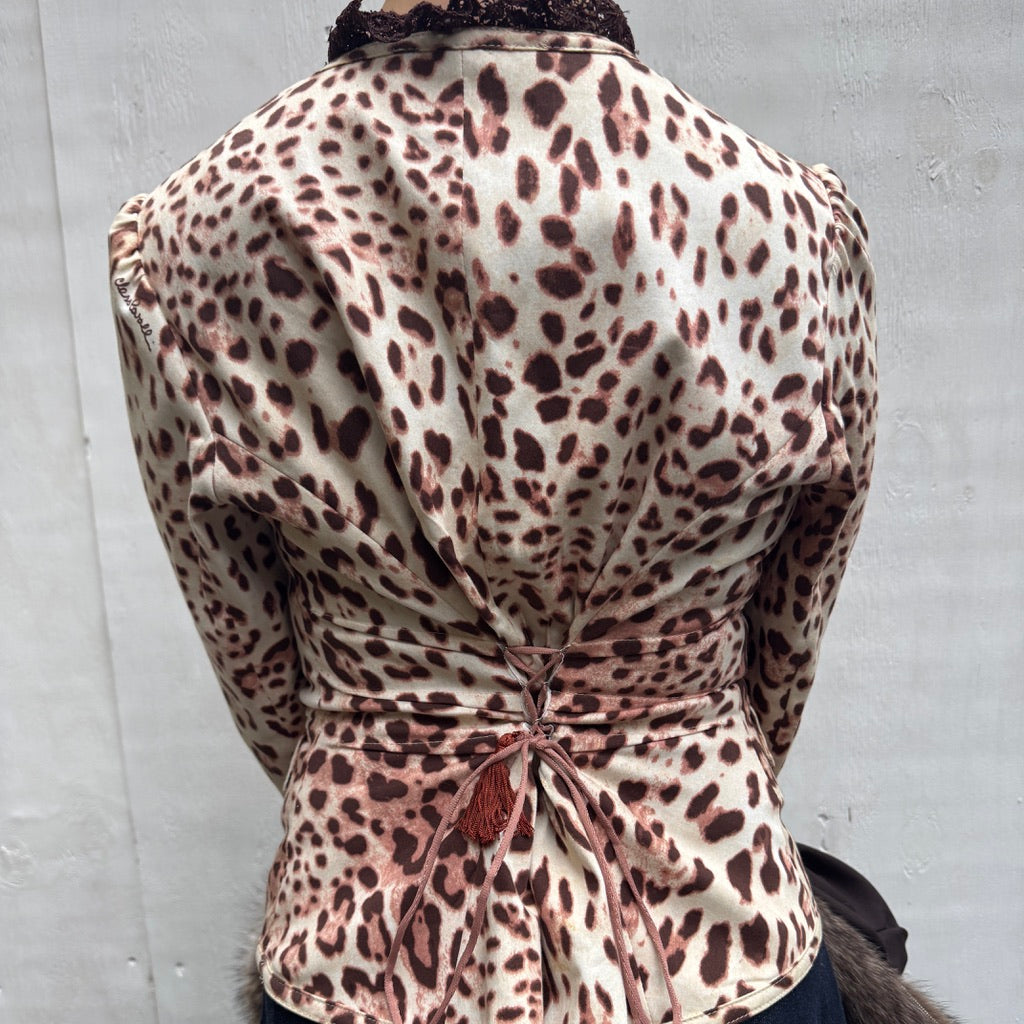 Roberto Cavalli Class Leopard Print Jacket
