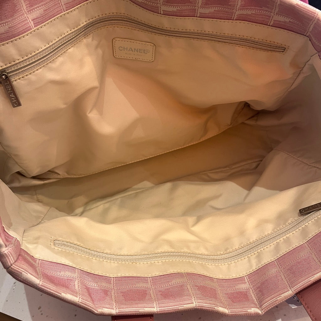 Chanel 2004 'CC' Travel Line Pink Tote