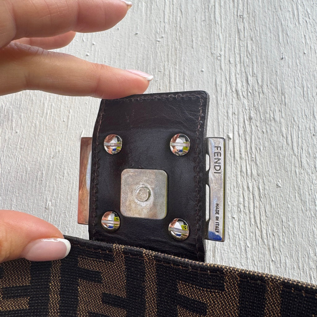 Fendi Zucca Mamma Baguette Bag