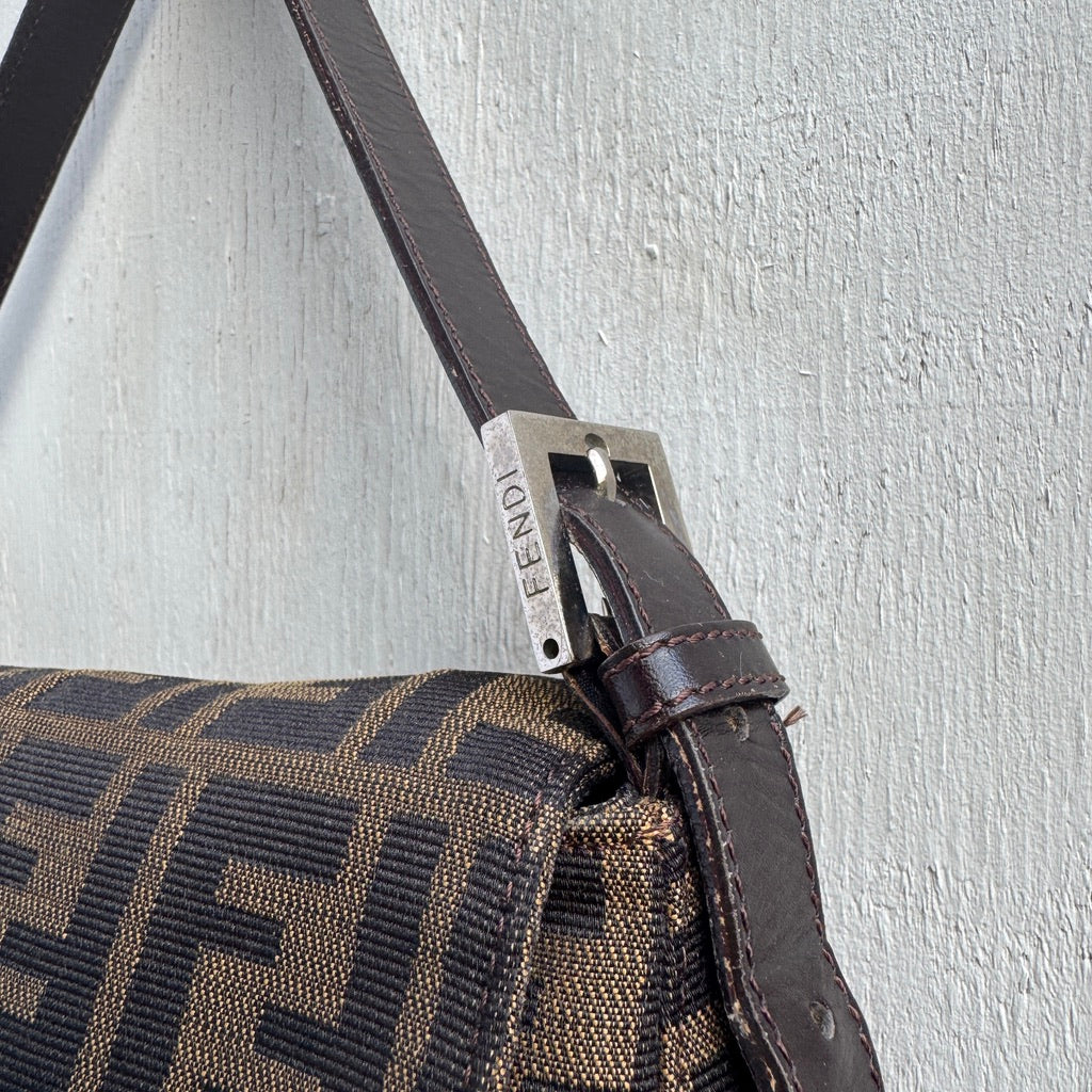 Fendi Zucca Mamma Baguette Bag