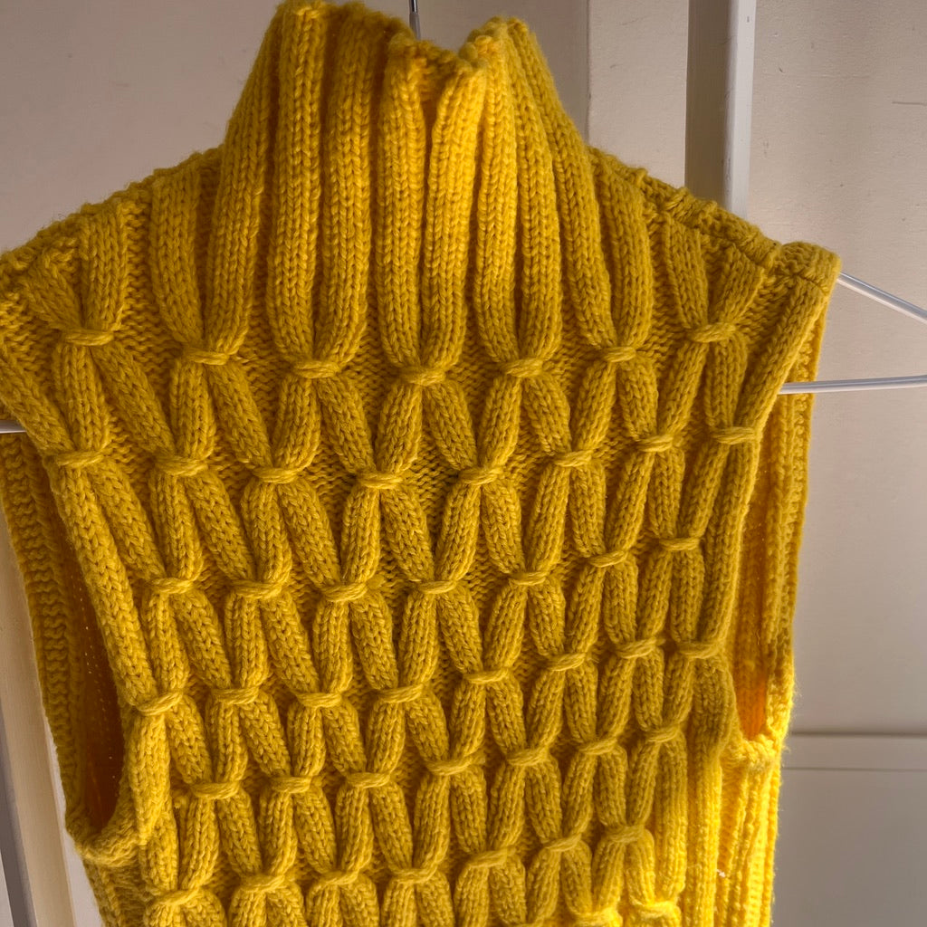 Yellow Knit Vest