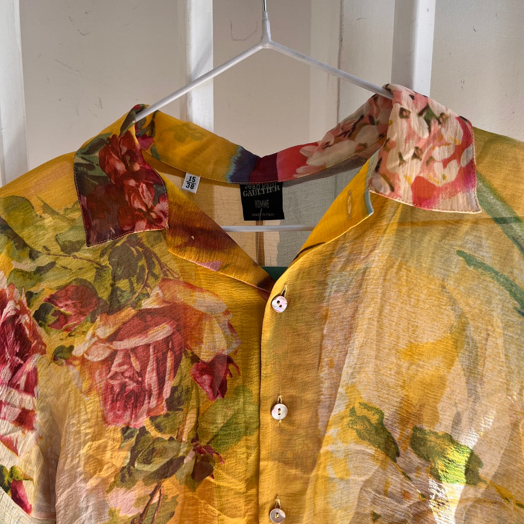 Jean Paul Gaultier Homme Floral Shirt