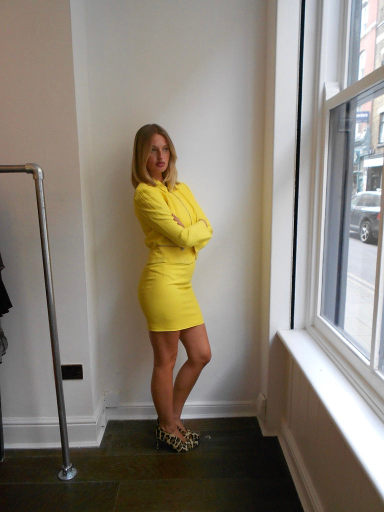 Versace 90's Yellow Suit