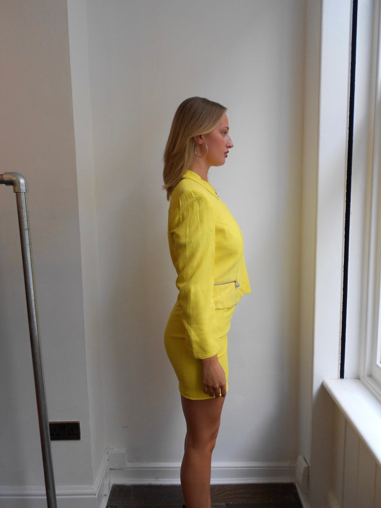 Versace 90's Yellow Suit