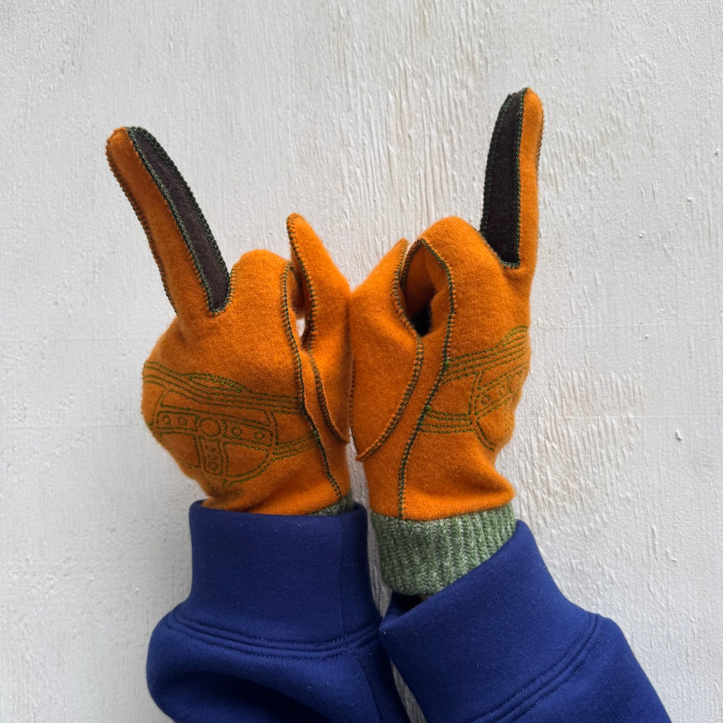 Vivienne Westwood Orange Gloves
