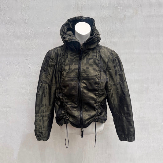 Biba Khaki Drawstring Jacket