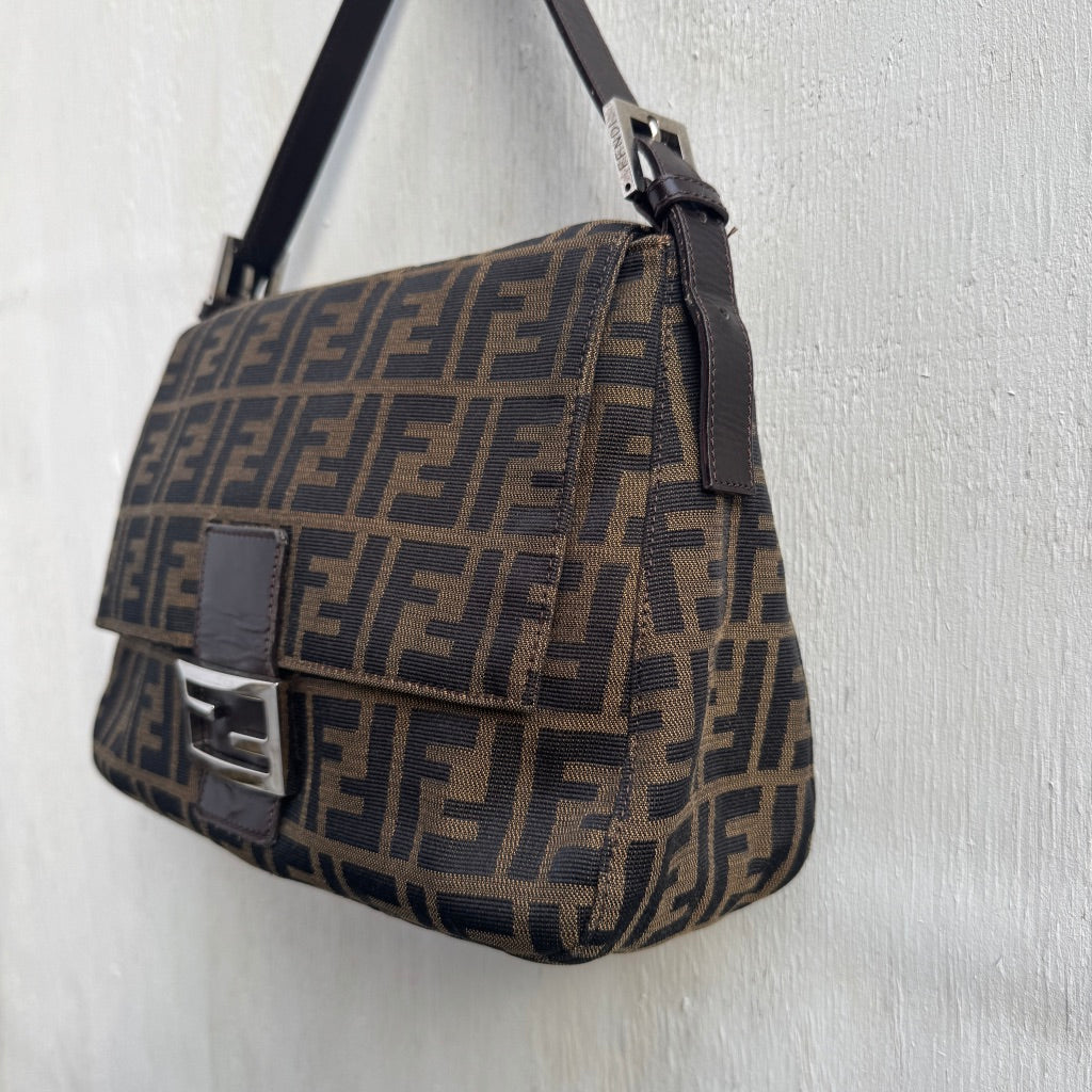 Fendi Zucca Mamma Baguette Bag