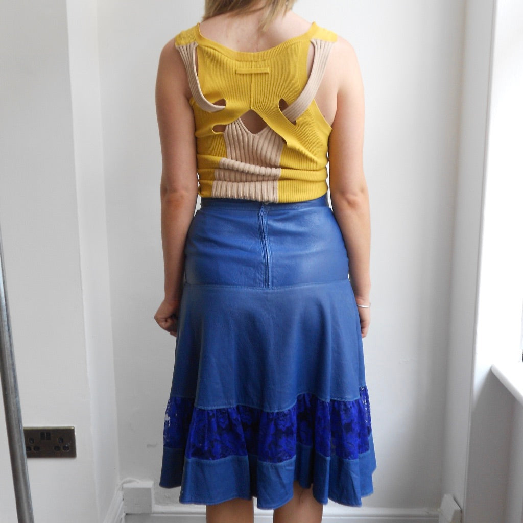 Jean Paul Gaultier Mustard Ribbed Tank