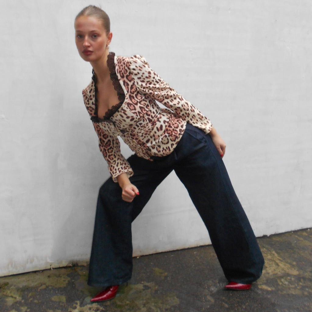 Roberto Cavalli Class Leopard Print Jacket