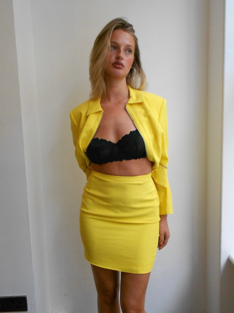 Versace 90's Yellow Suit
