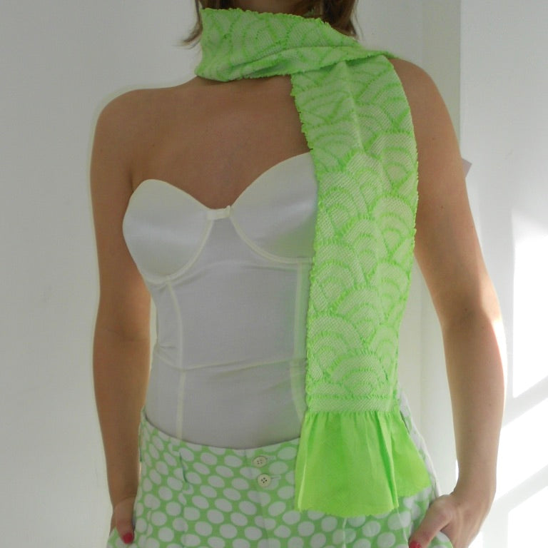 Geisha Pink  Multi Way Textured Scarf / Top