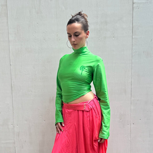 Jean Paul Gaultier Green Long Sleeve Top