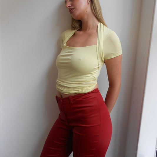 United Colours of Benetton Butter Yellow Top