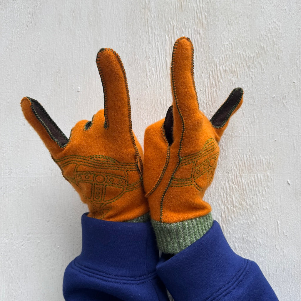 Vivienne Westwood Orange Gloves