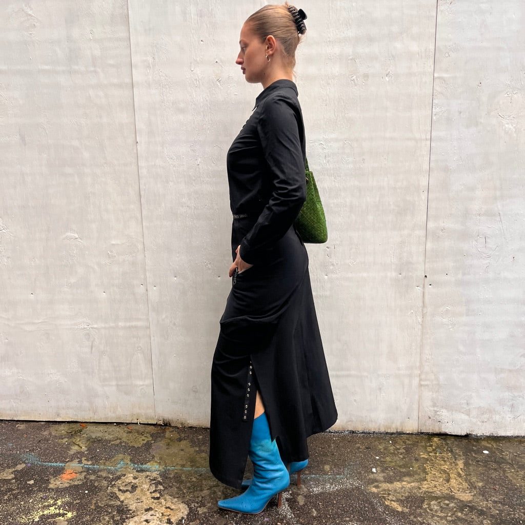 Le Jean de Marithe Francois Girbaud Maxi Skirt