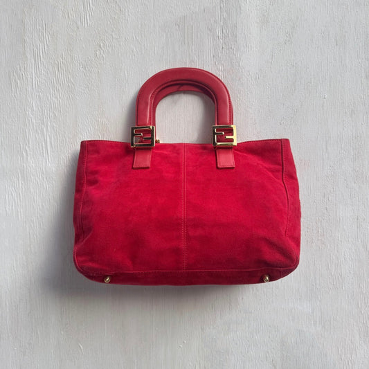 Fendi Twins Hot Pink  tote bag