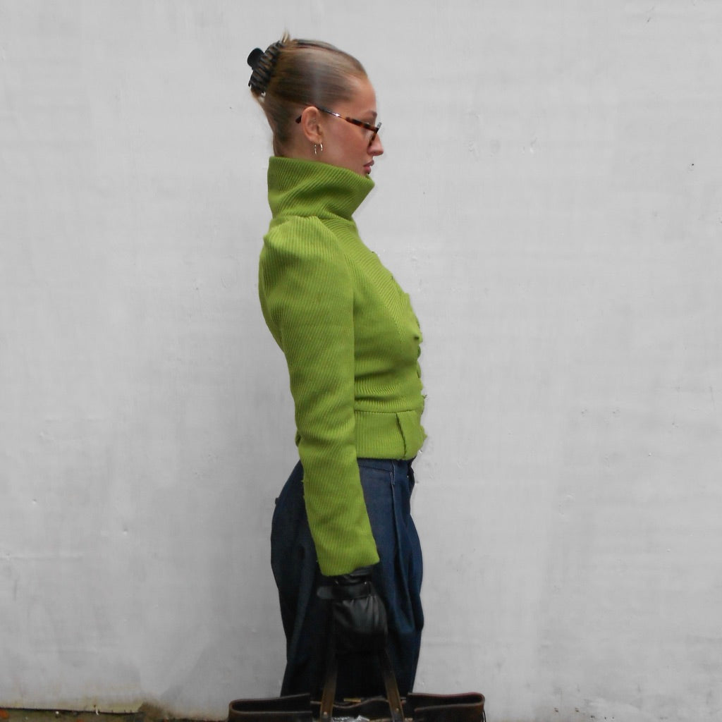 Pilar Ruiz Green Textured Jacket