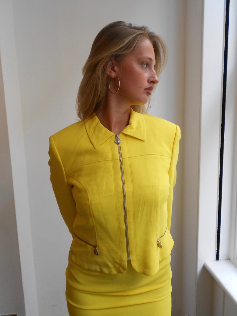 Versace 90's Yellow Suit