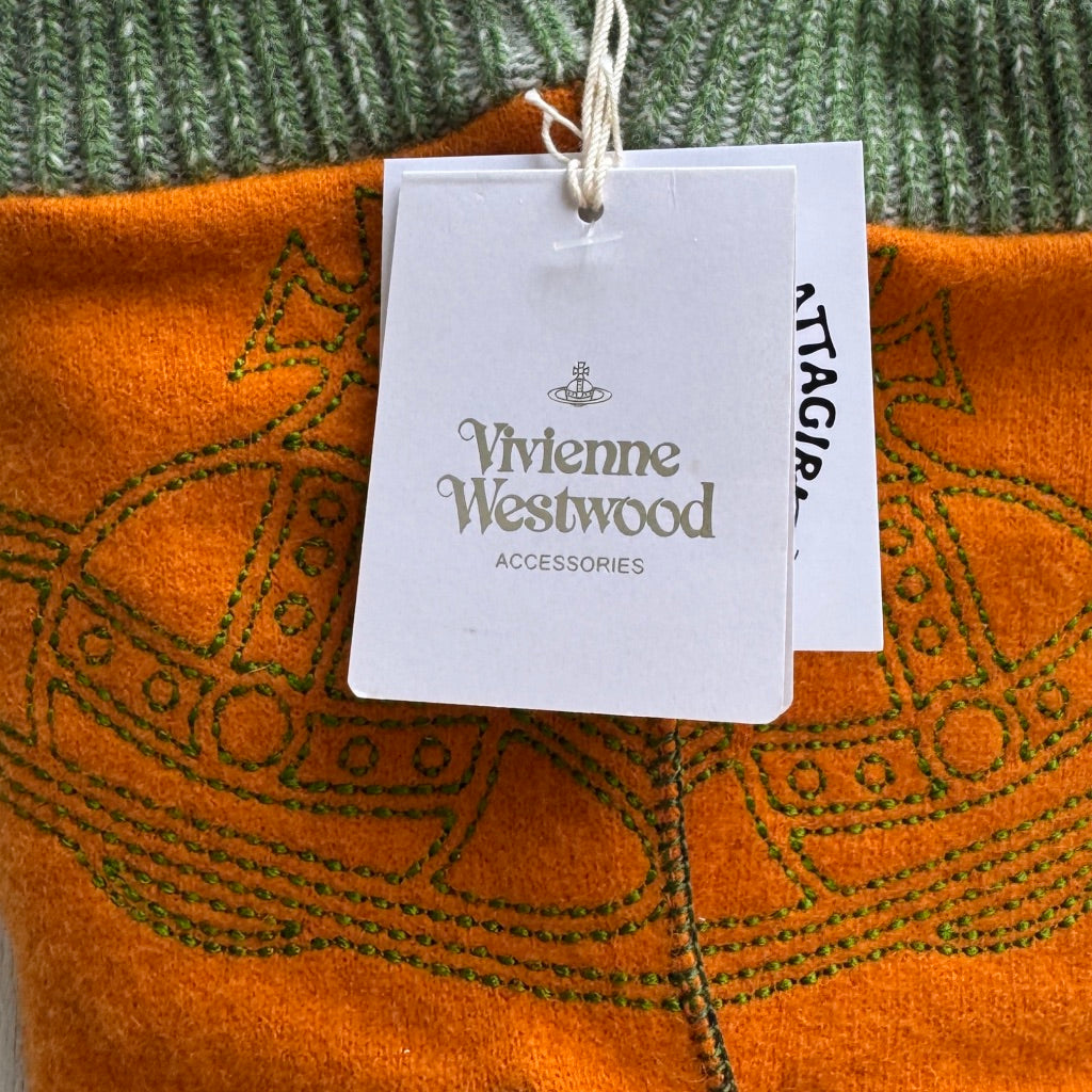 Vivienne Westwood Orange Gloves