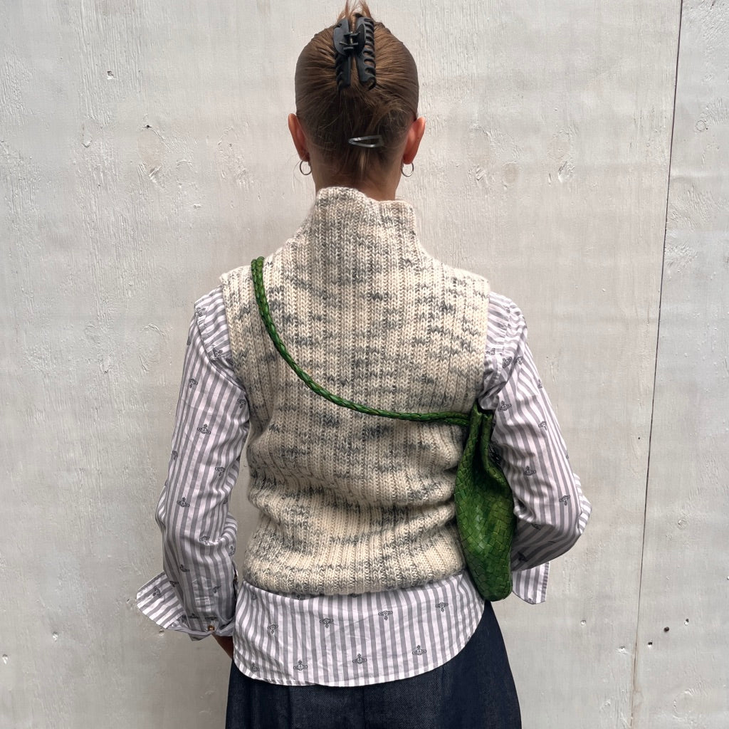 Knit Zip Up Gilet
