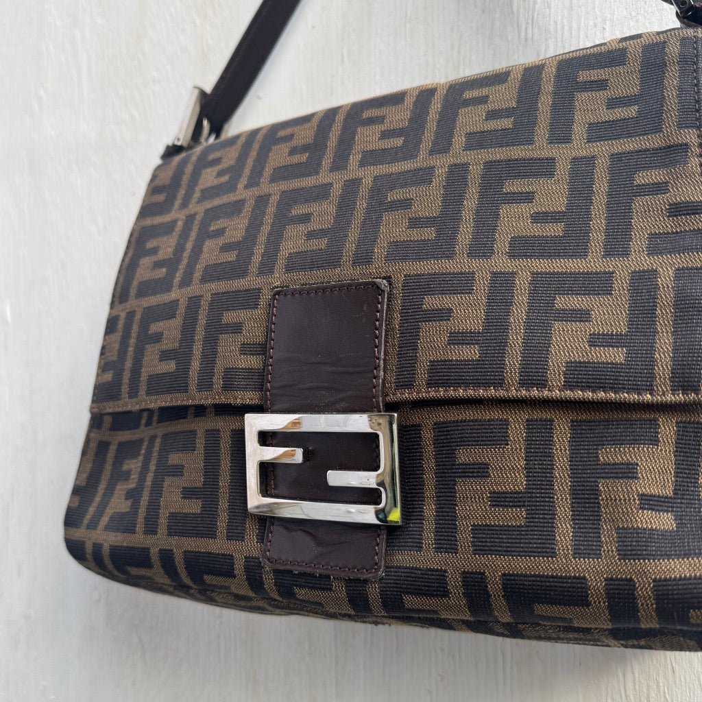 Fendi Zucca Mamma Baguette Bag