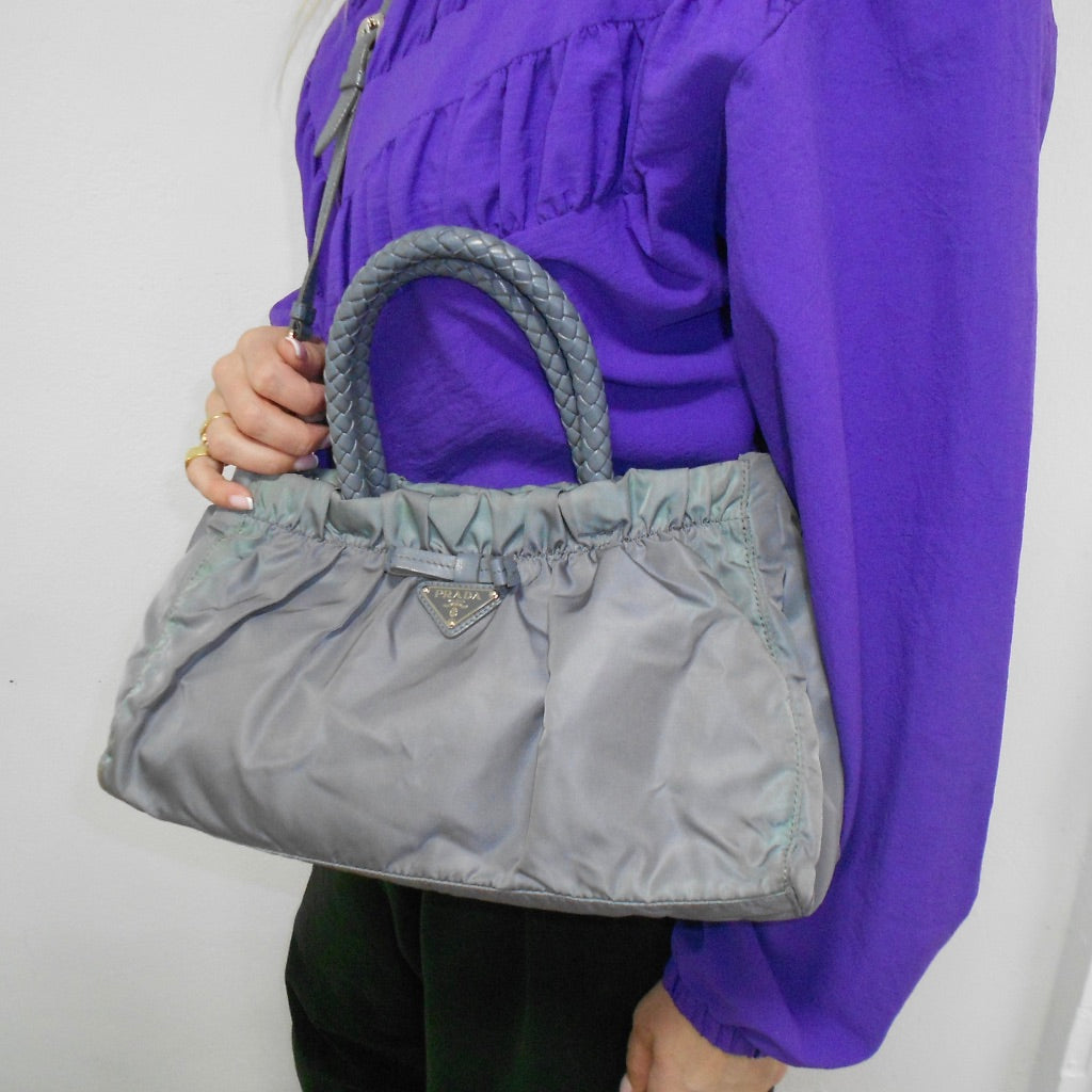 Prada bow Tessudo Nylon Bag